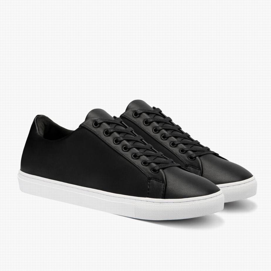 Thursday Boots Premier Men Low-Top Sneakers Black | YGP796AZ