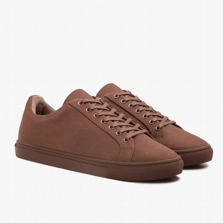 Thursday Boots Premier Men Low-Top Sneakers Dark Brown | FNF9960CQ