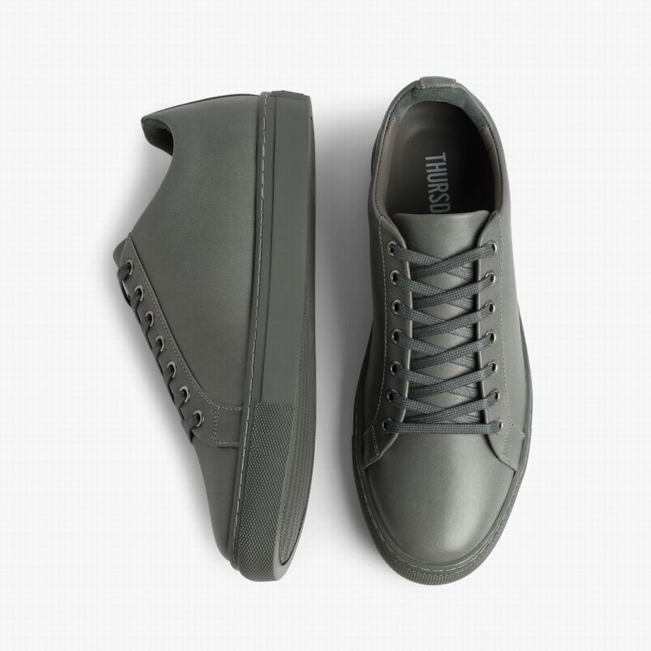 Thursday Boots Premier Men Low-Top Sneakers Grey | EPX8529JI