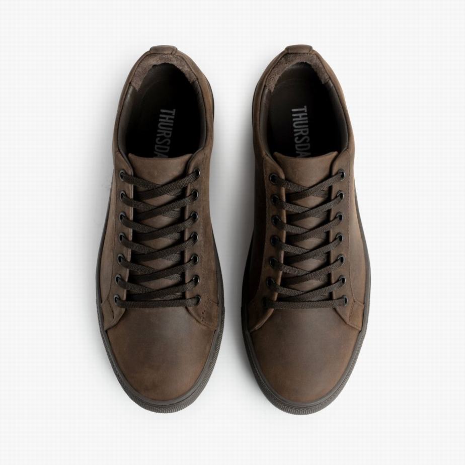 Thursday Boots Premier Men Low-Top Sneakers Brown | UNE6086LZ