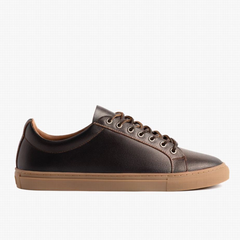 Thursday Boots Premier Men Low-Top Sneakers Cacao | TBE2188CV