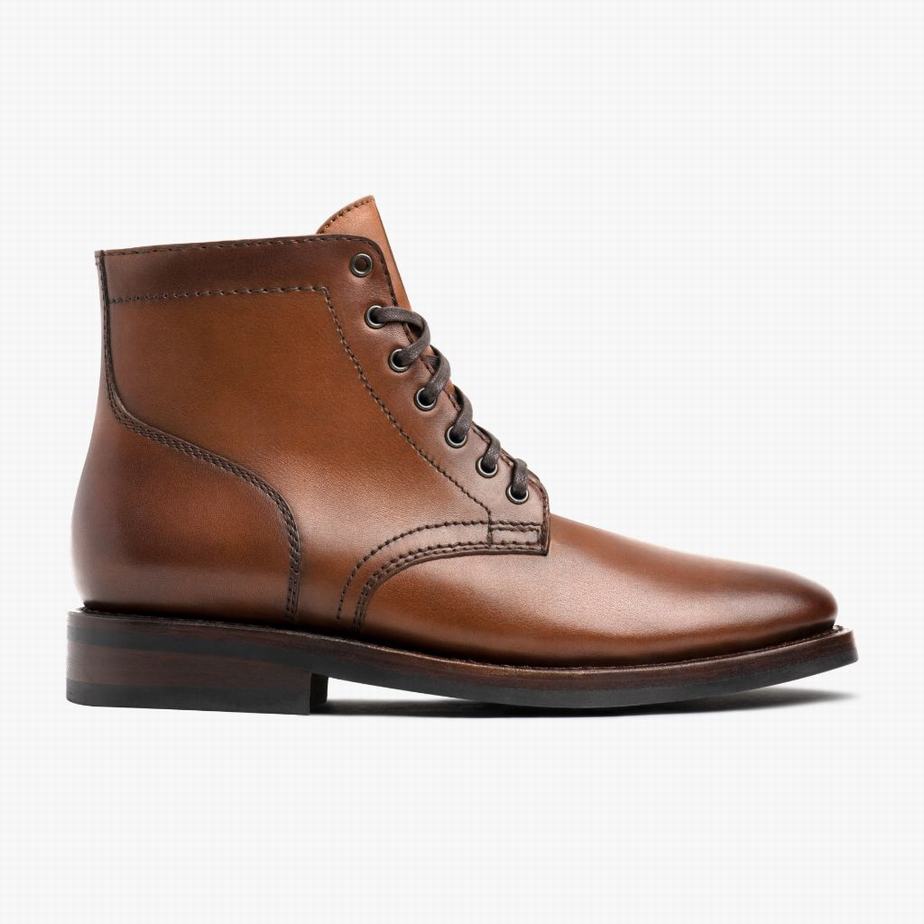 Thursday Boots President Men Lace Up Boots Brandy | AYN212JU