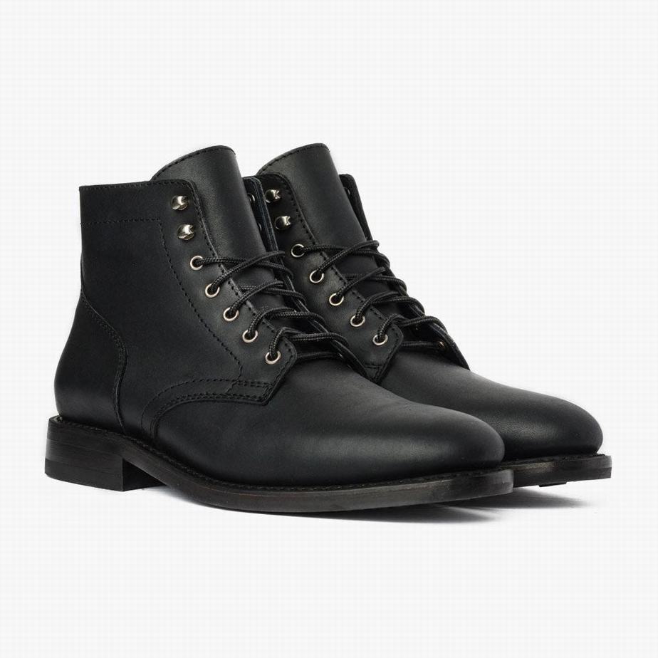 Thursday Boots President Men Lace Up Boots Black | HCV1240EM