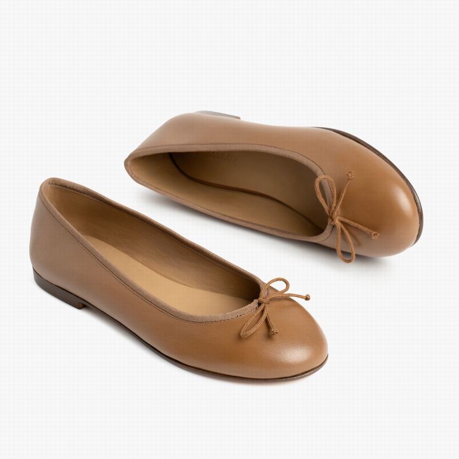 Thursday Boots Prima Women Ballet Flats Brown | MVK1955QL