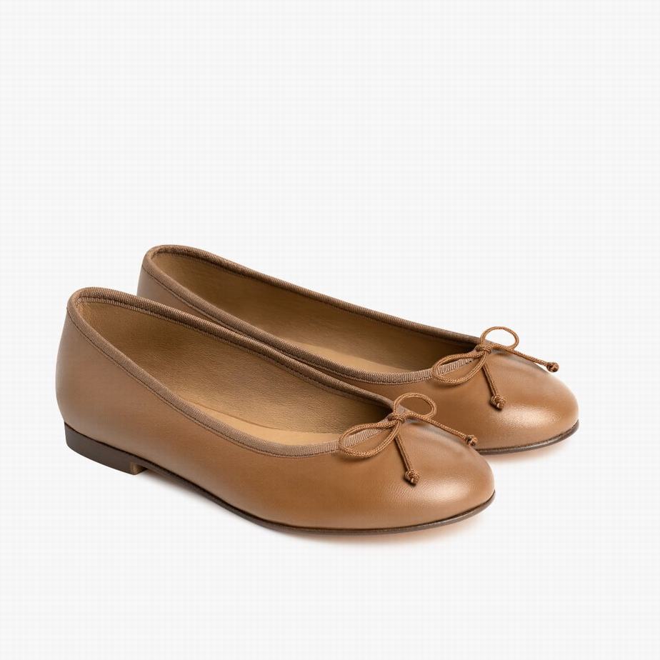 Thursday Boots Prima Women Ballet Flats Brown | MVK1955QL