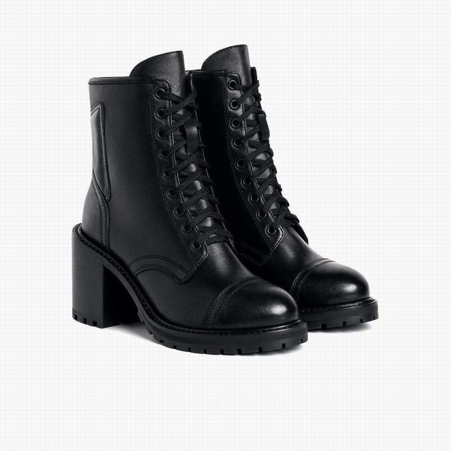 Thursday Boots Rebel Women Lace Up Boots Black | XIY8981DQ