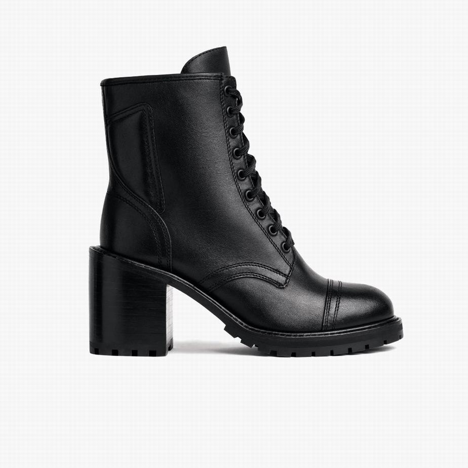 Thursday Boots Rebel Women Lace Up Boots Black | XIY8981DQ