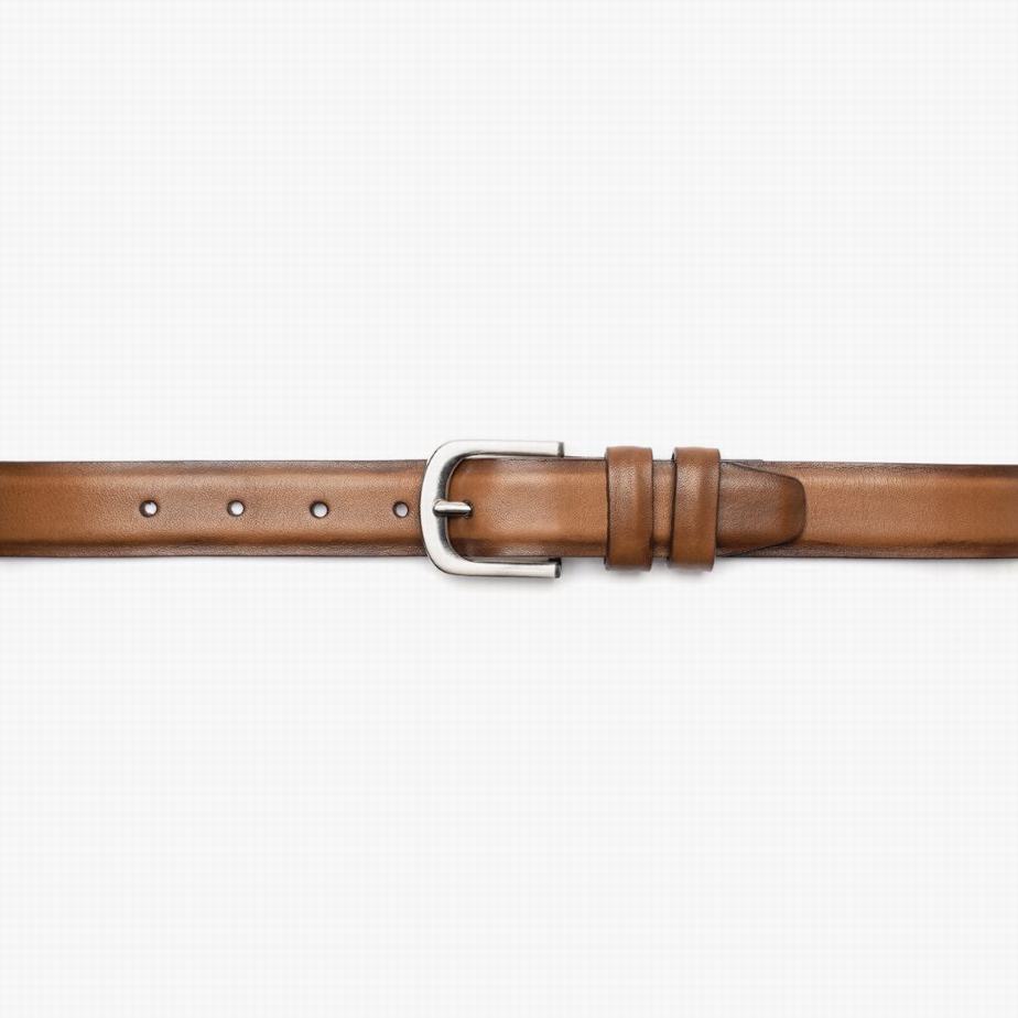 Thursday Boots Refined Leather Men Belts Toffee | SRZ6946IF