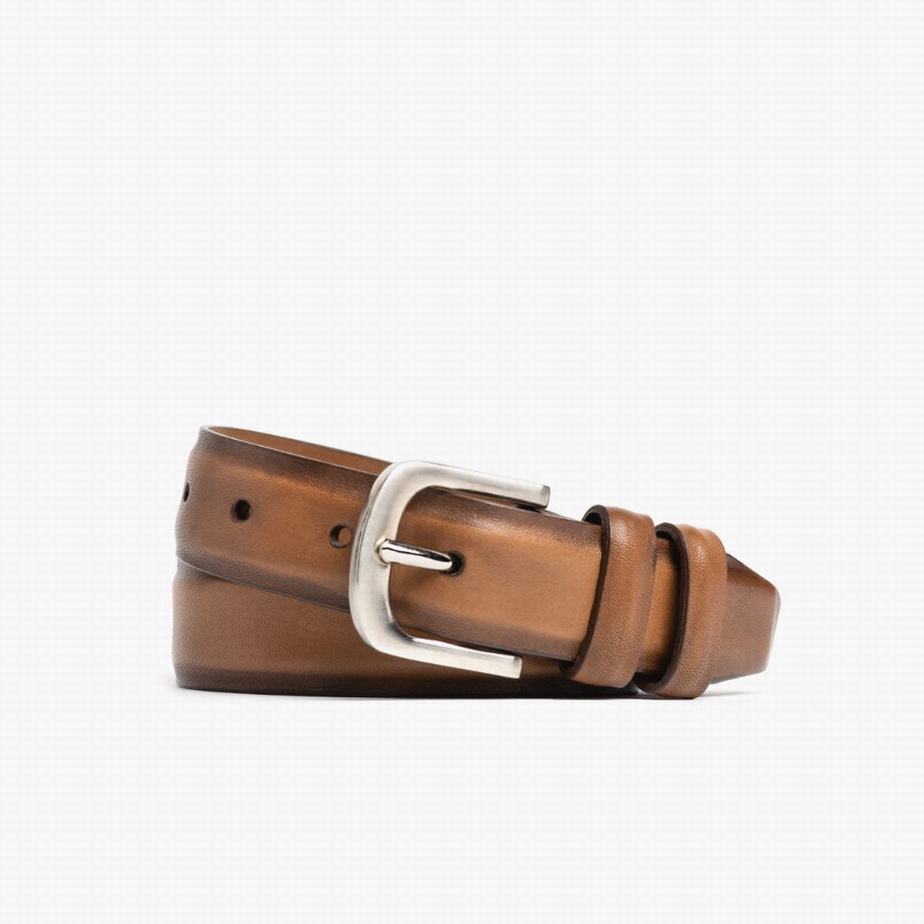 Thursday Boots Refined Leather Men Belts Toffee | SRZ6946IF