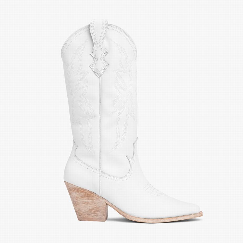 Thursday Boots Rodeo Women Western Boots White | IQU5682YR