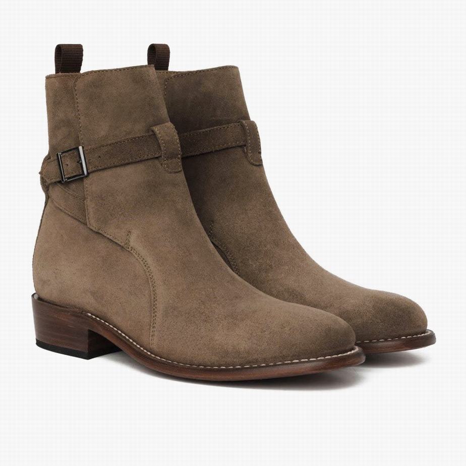 Thursday Boots Rogue Men Chelsea Boots Grey Brown | SRL463VX