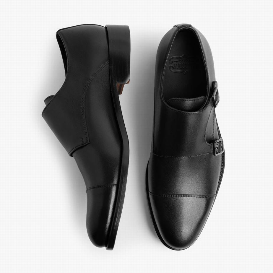 Thursday Boots Saint Men Dress Shoes Black | FLR219UK