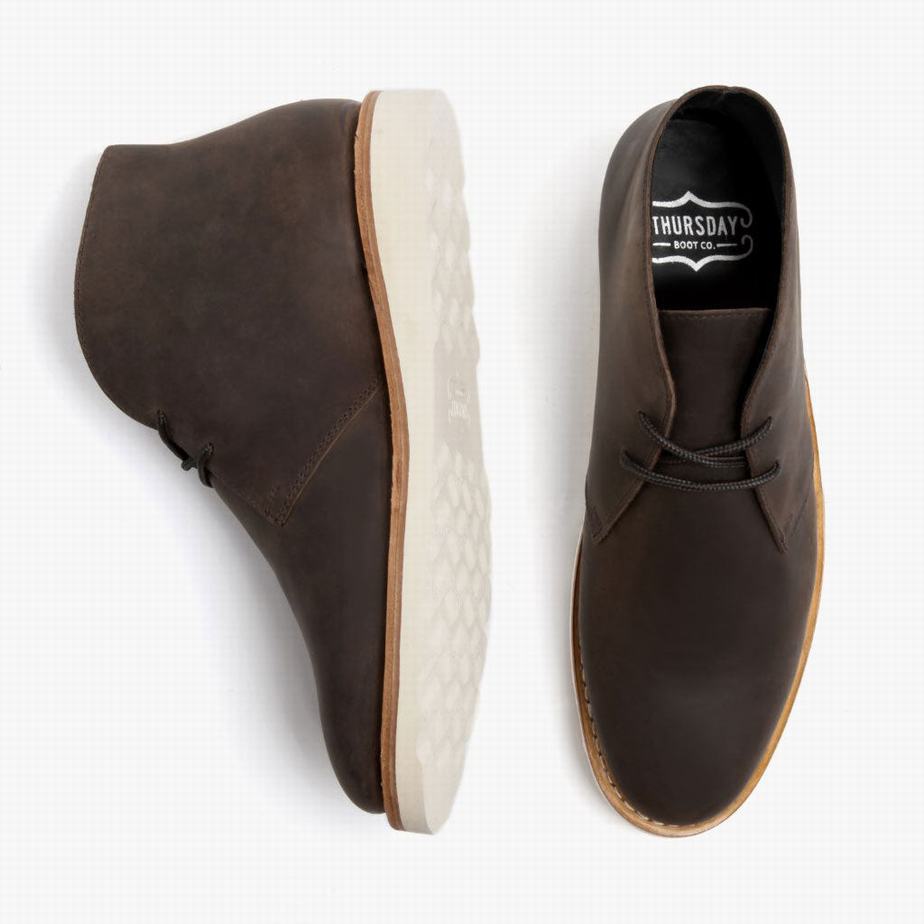 Thursday Boots Scout Men Chukka Boots Brown | NRS3622TZ