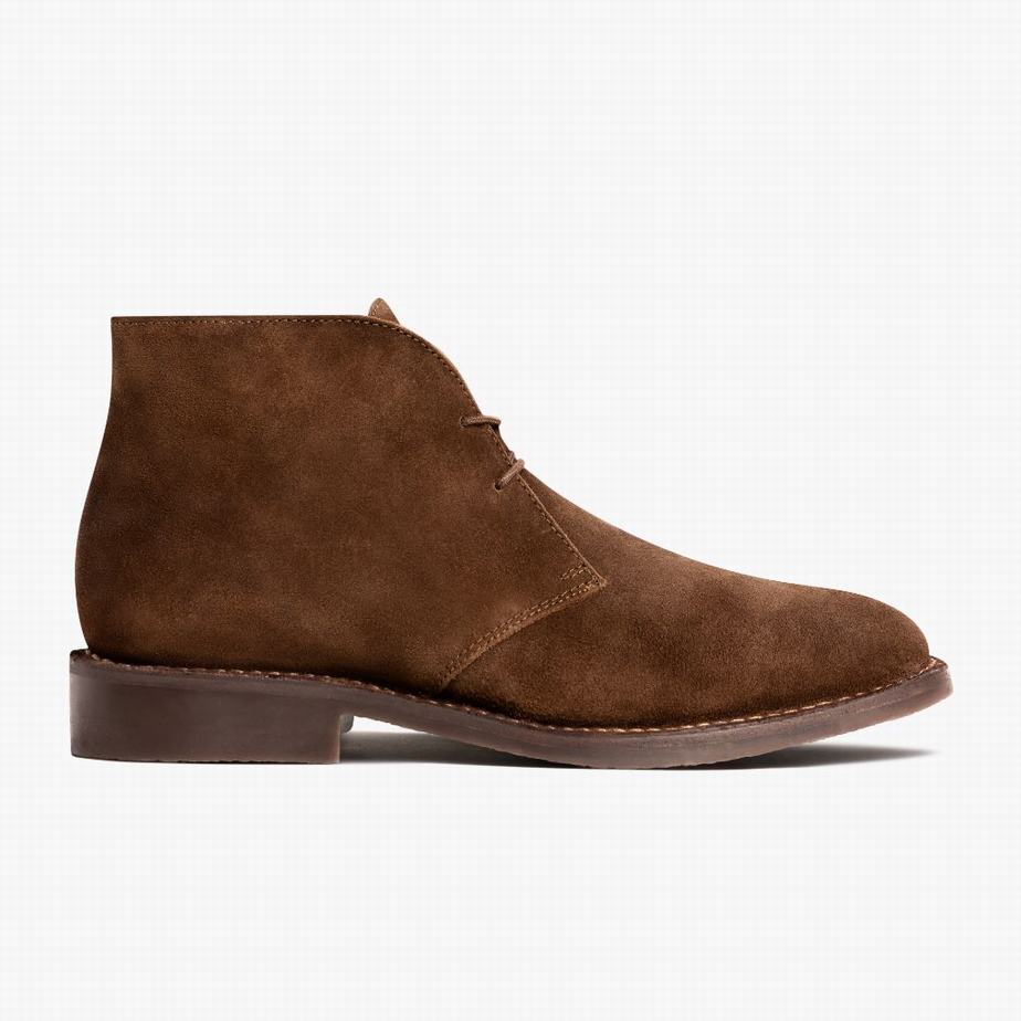 Thursday Boots Scout Men Chukka Boots Chocolate | ZIB9255UR