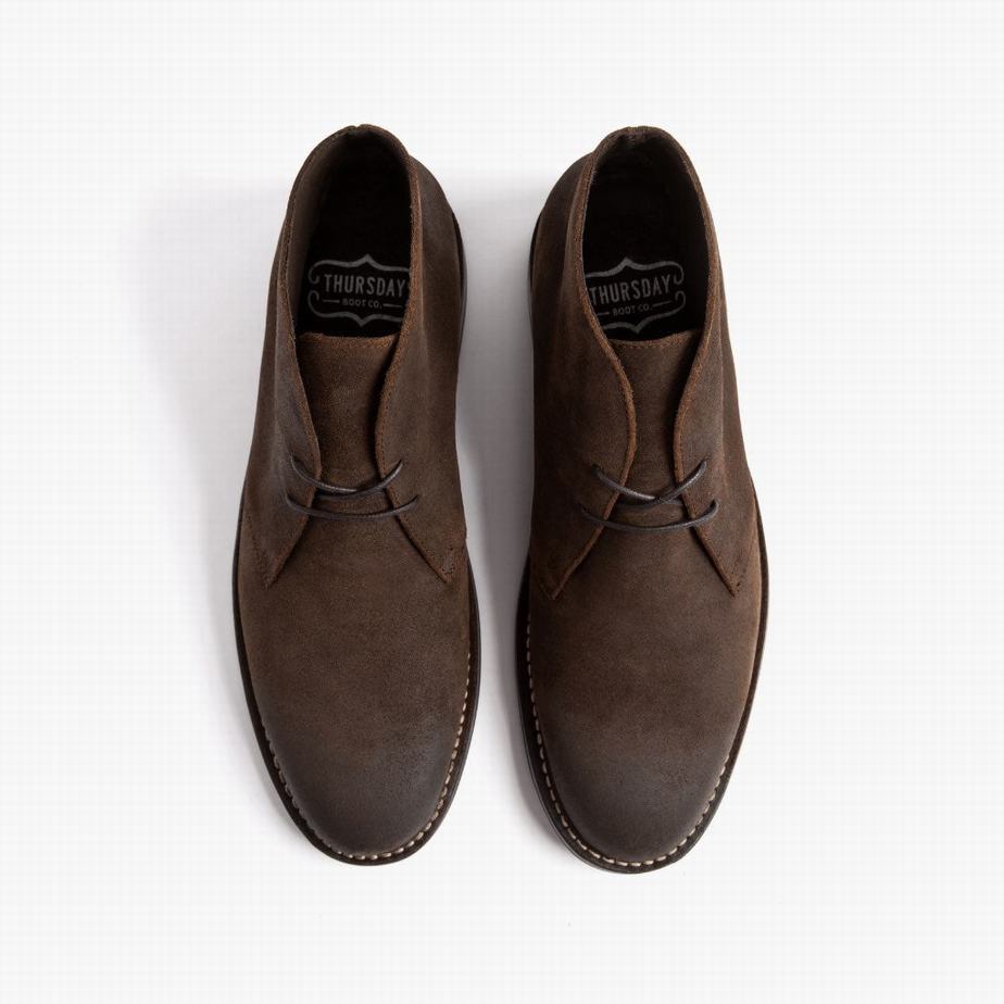 Thursday Boots Scout Men Chukka Boots Mocha | MMI9590ZU