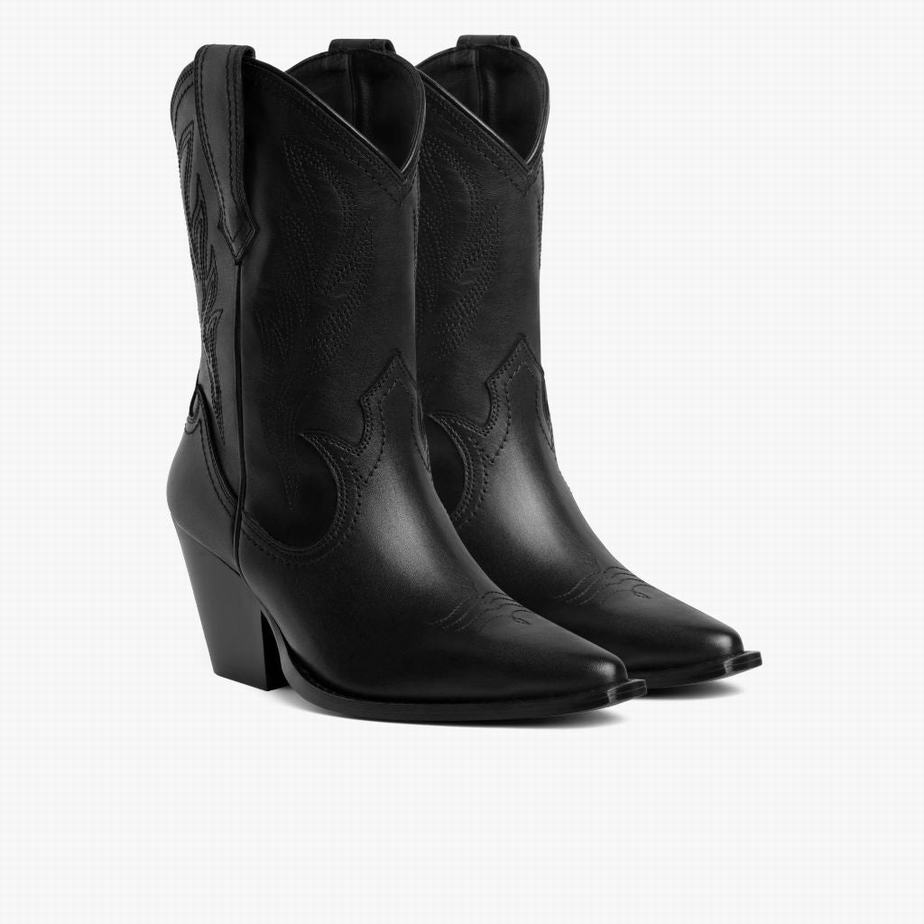 Thursday Boots Sierra Women Western Boots Black | LUT658XE