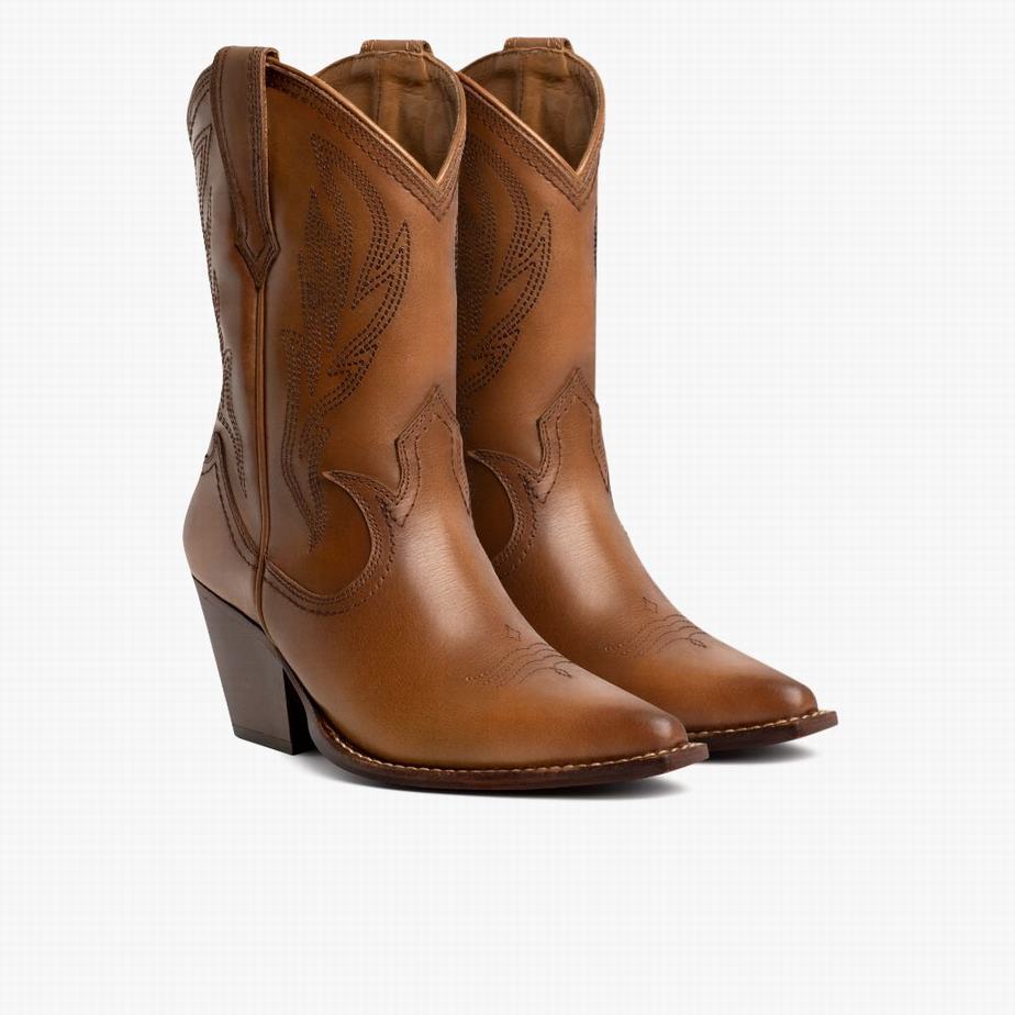 Thursday Boots Sierra Women Western Boots Brown | FET6113SM