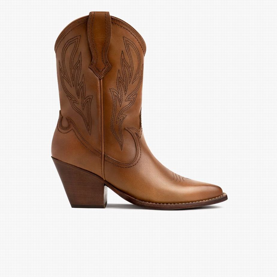 Thursday Boots Sierra Women Western Boots Brown | FET6113SM