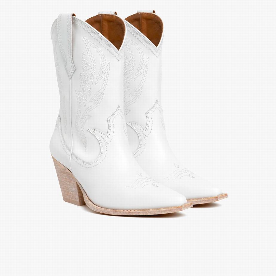 Thursday Boots Sierra Women Western Boots White | NFH4937JX