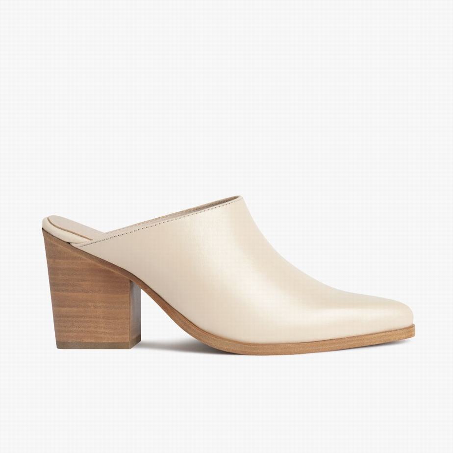 Thursday Boots Summer Women Mules White | GVY9085YP