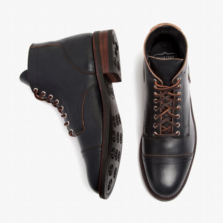 Thursday Boots Vanguard Men Lace Up Boots Indigo | XPI1658KZ