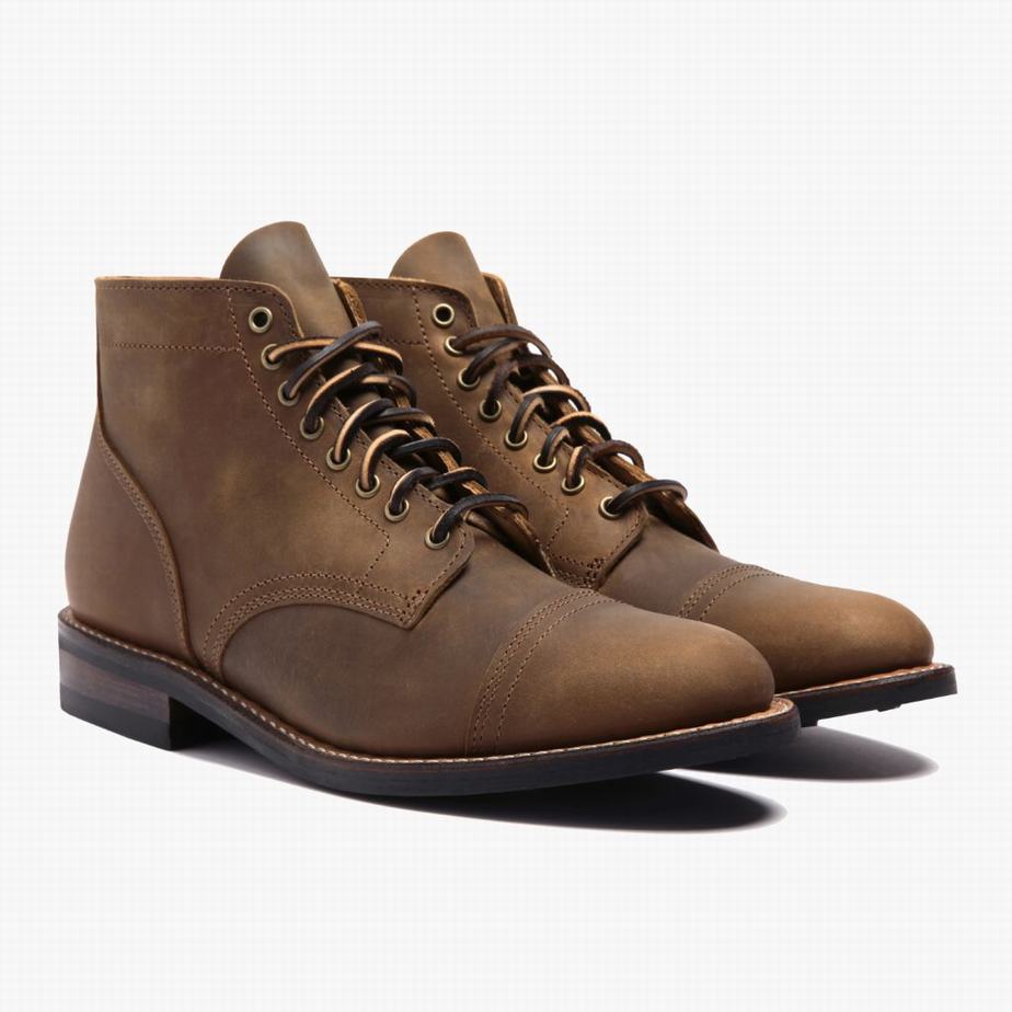 Thursday Boots Vanguard Men Lace Up Boots Brown | WSN1533VQ