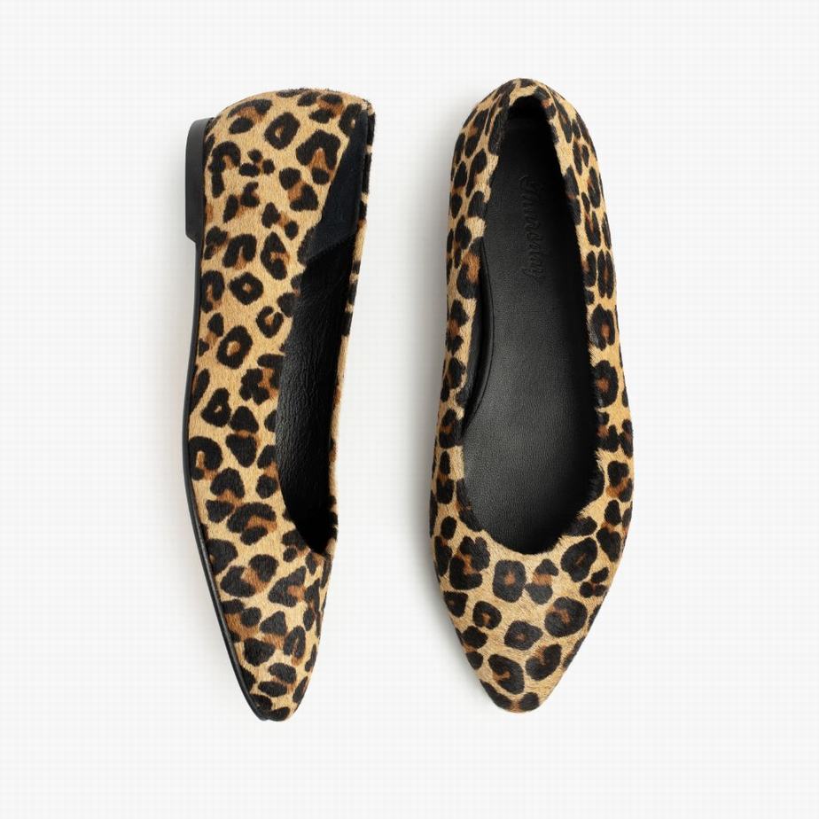 Thursday Boots Viva Women Ballet Flats Leopard | LYN1985NE