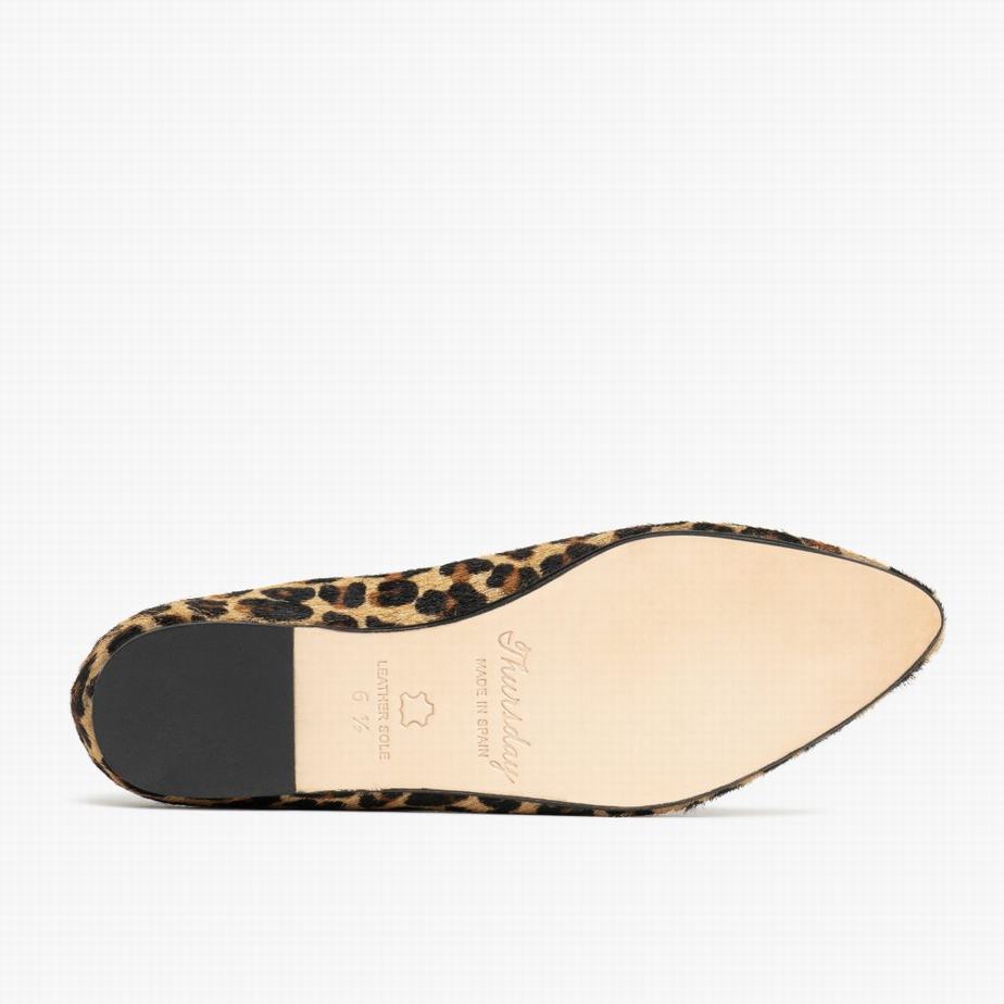 Thursday Boots Viva Women Ballet Flats Leopard | LYN1985NE