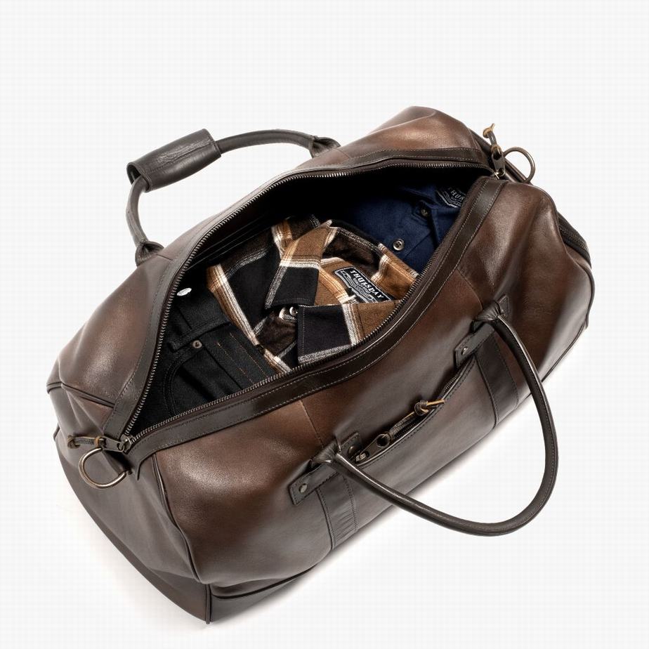 Thursday Boots Weekender Men Duffle Bags Chocolate | WQY919UK