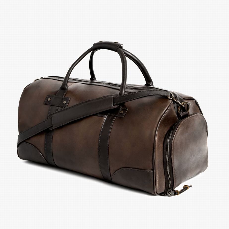 Thursday Boots Weekender Men Duffle Bags Chocolate | WQY919UK