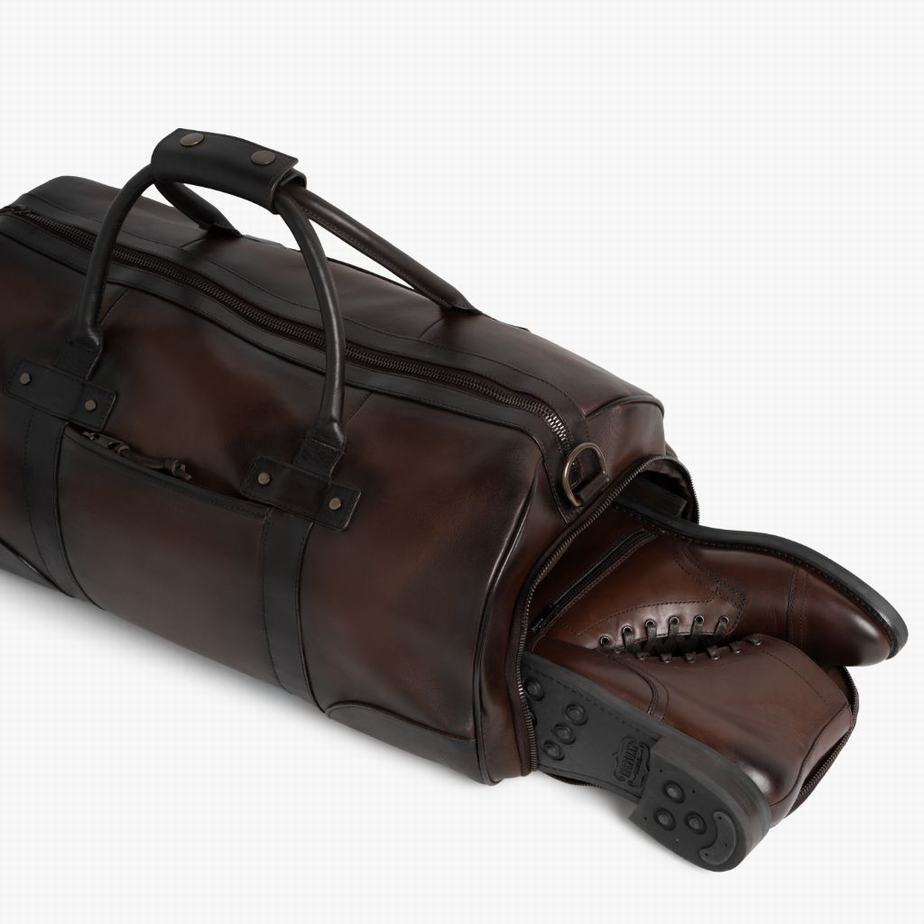 Thursday Boots Weekender Men Duffle Bags Old English | IOZ3410PZ